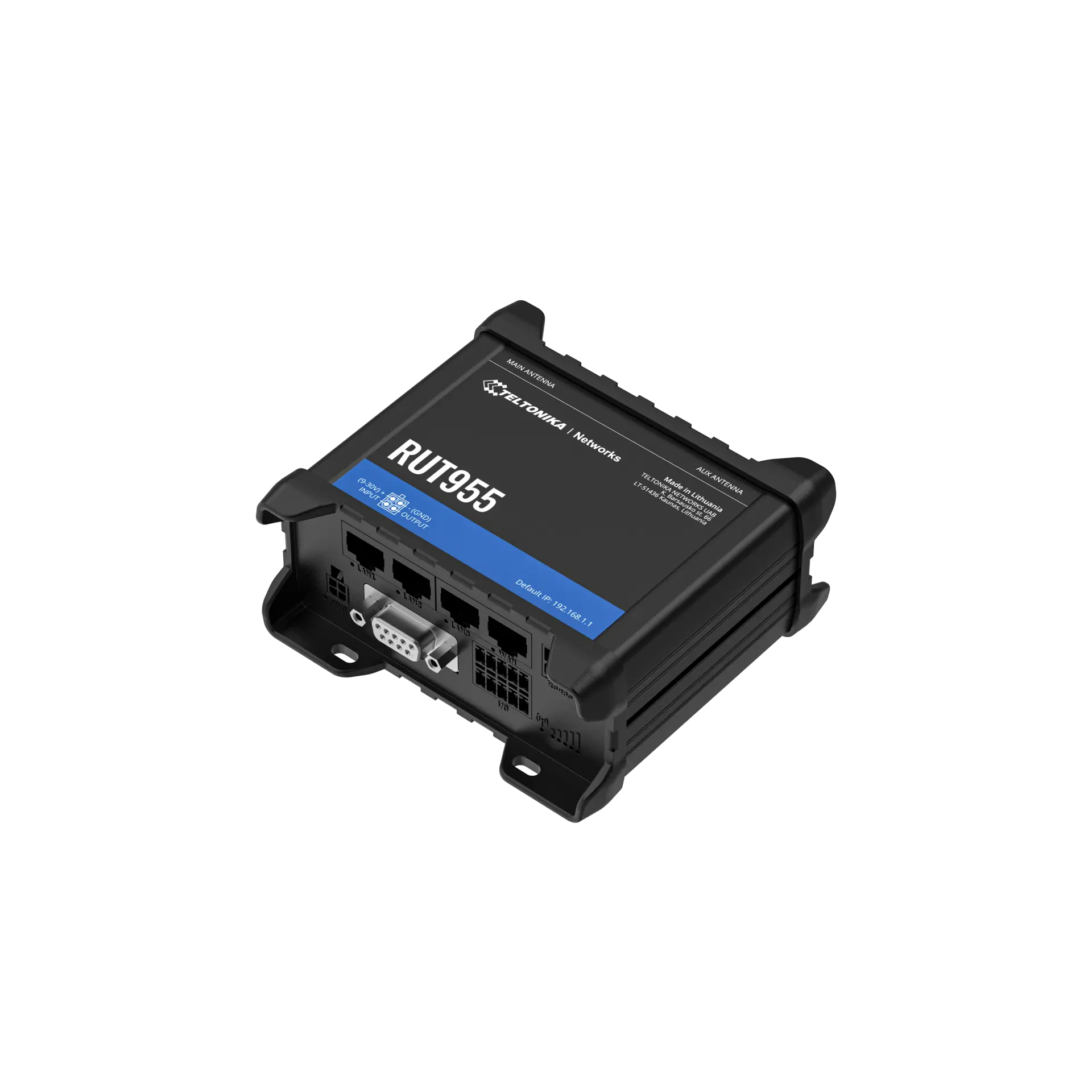 Teltonika RUT955 — Endüstriyel 4G Router (GNSS & Seri Port)