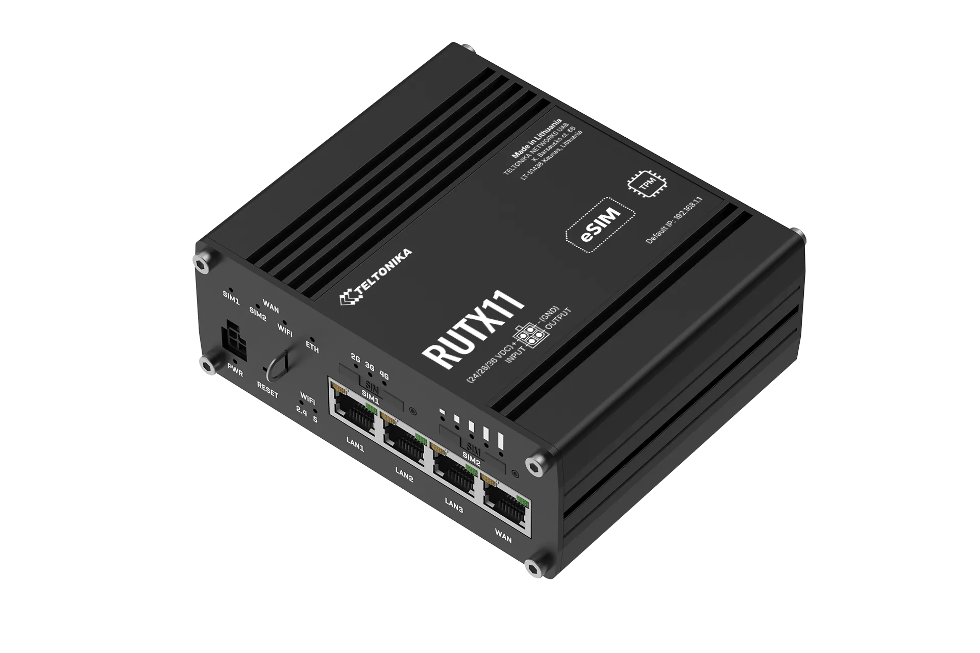Teltonika RUTX11 — Endüstriyel LTE Cat 6 Router